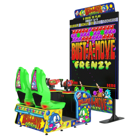 Raw Thrills Bust-A-Move Frenzy Arcade Game Arcade Games Raw Thrills   