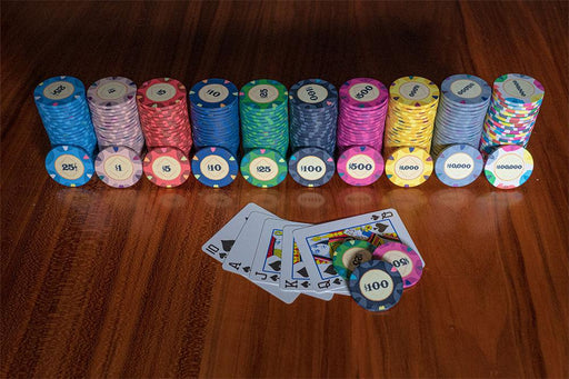 BBO 500 PC Classic Casino Poker Chips Set  BBO Poker Tables   