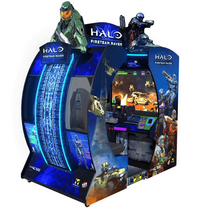 Raw Thrills Halo: Fireteam Raven 2-Player Arcade Game Arcade Games Raw Thrills   