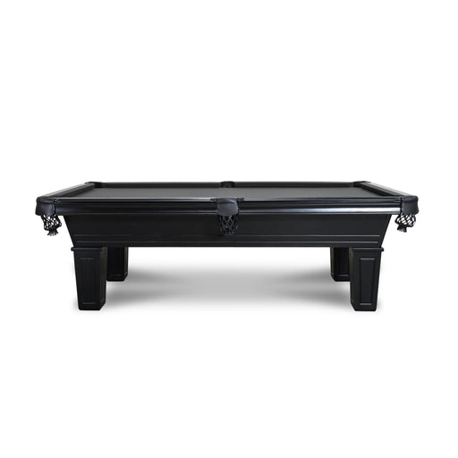 Isabella Furniture Corona 8 FT Slate Pool Table w/ Premium Billiards Accessories Pool Tables Isabella Furniture Stained Black  