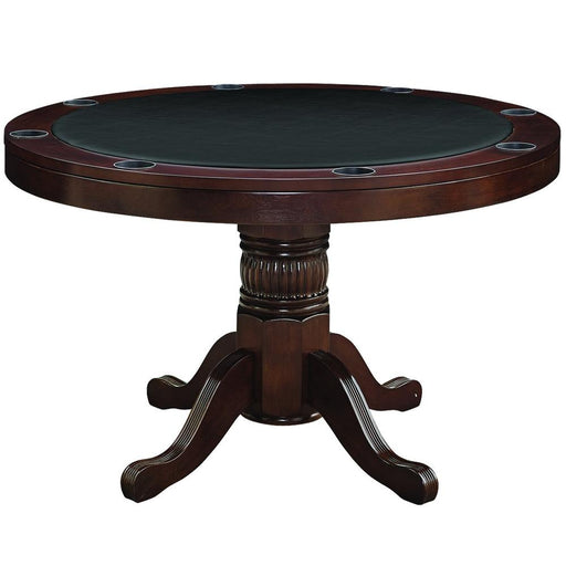 RAM Game Room 48"  Poker and Multi-Use Game Table - Cappuccino Poker Tables RAM Game Room   