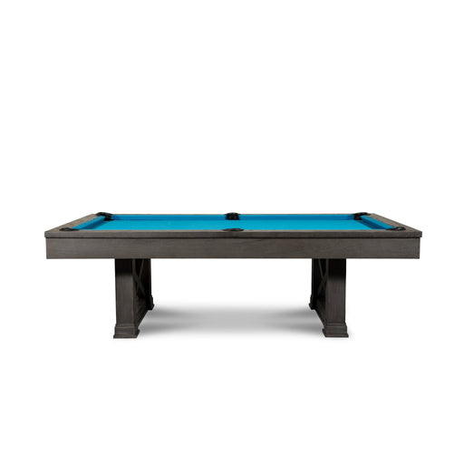Isabella Furniture Agriturismo Slate Pool Table w/ Premium Billiards Accessories Pool Tables Isabella Furniture 8 FT Charcoal 