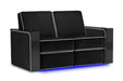 Valencia Naples Elegance Home Theater Seating Valencia Theater Seating Raven Row of 2 - Loveseat | Width: 62" Height: 37" Depth: 35.5" 
