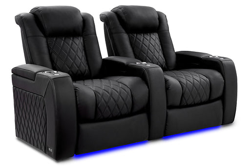Valencia Tuscany XL Ultimate Edition Home Theater Seating Valencia Theater Seating Onyx Row of 2 | Width: 71.25" Height: 46" Depth: 39.5" 