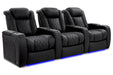 Valencia Tuscany XL Ultimate Edition Home Theater Seating Valencia Theater Seating Onyx Row of 3 | Width: 103.5" Height: 46" Depth: 39.5" 