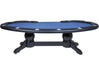 BBO Prestige X Poker Table Poker Tables BBO Poker Tables Blue Velveteen Standard  