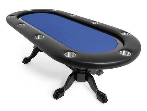BBO Elite Poker Table Poker Tables BBO Poker Tables Blue Velveteen Standard No 