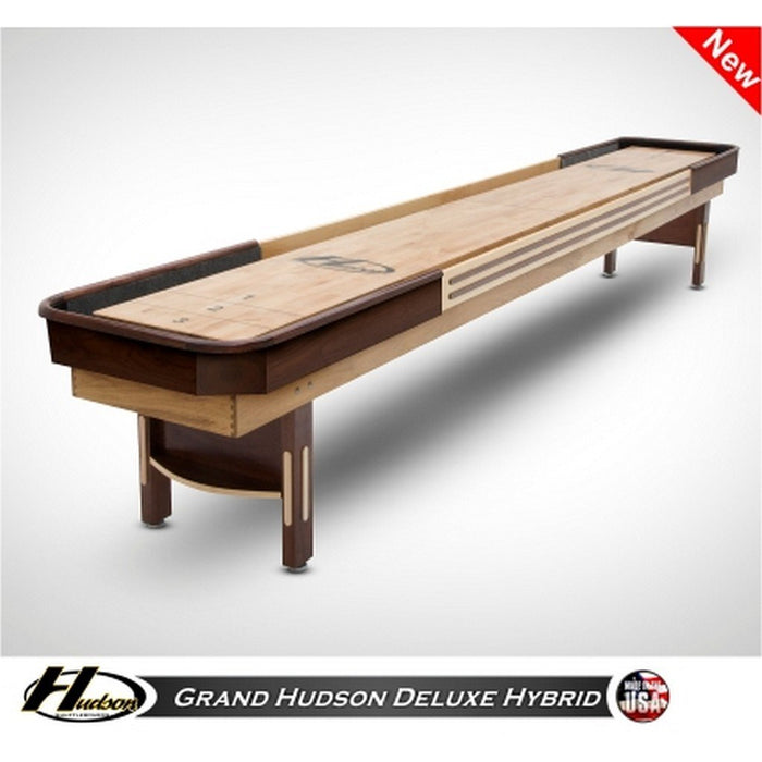 Hudson Shuffleboards Deluxe Hybrid Shuffleboard Table Shuffleboards Hudson Suffleboards   