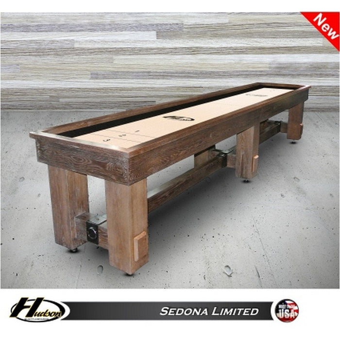 Hudson Sedona Shuffleboard Table 9'-22' Lengths with Custom Stain Options Shuffleboards Hudson Suffleboards   
