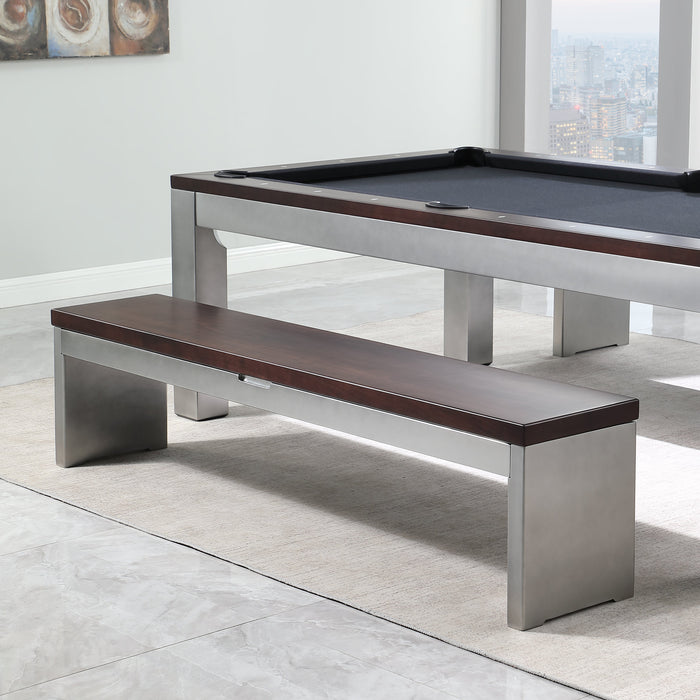 Playcraft Genoa Slate Pool Table with Dining Top Pool Tables Playcraft 7' Length 1pc Storage Bench (+$1195) 