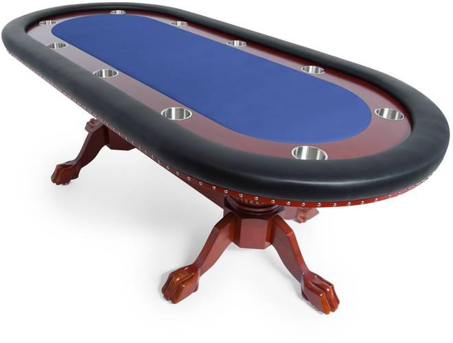 BBO Rockwell Classic Poker Table Poker Tables BBO Poker Tables No Blue Velveteen Standard 